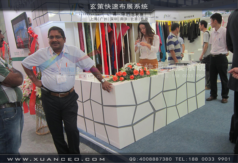 铭博·SIC展台搭展-皮革展展台搭展-上海探花视频在线观看展览工厂07